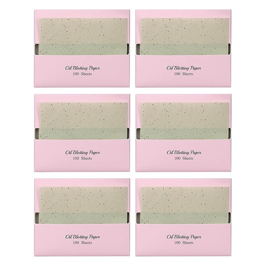 [600 Counts Refills Only] Green Tea Natural Oil Blotting Sheets for Face with Mirror Case and Refills-BrightBean Baby