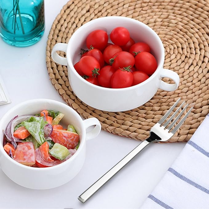 12-Piece Stainless Steel Dessert Forks Set