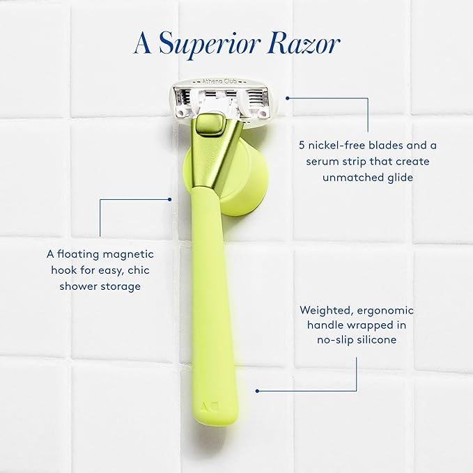 Women's Razor Shave Kit, 1 Matchpoint Razor Handle + 6 Blade Refills-BrightBean Baby