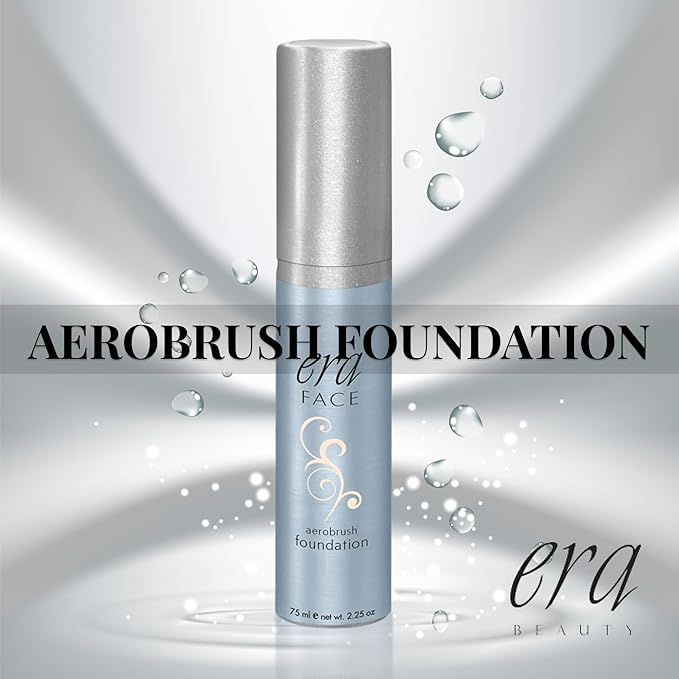 ERA Beauty ERA Face spray makeup (R2 Ivory, 2.25 oz) - airbrush foundation, everyday, buildable, professional spray on cosmetics-BrightBean Baby