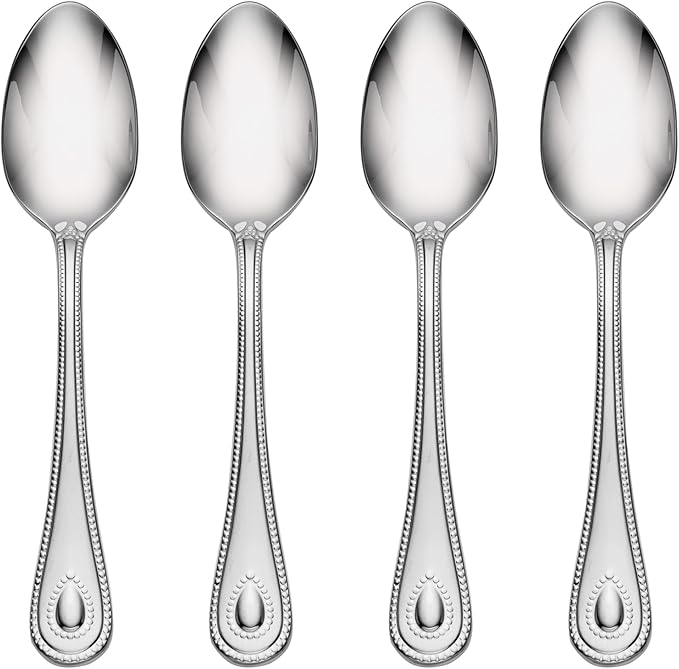 Lenox 894746 French Perle Teaspoons, Set Of 4