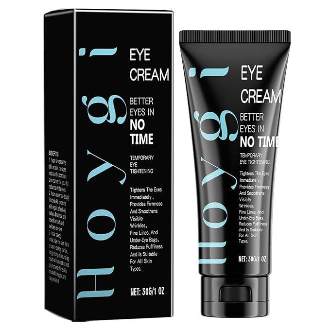 Instant Firm Eye Tightening Cream with Caffeine & Collagen & Vitamin E, Instant Firming Eye Cream, Eye Tightener Cream Travel Size 1 Fl Oz-BrightBean Baby