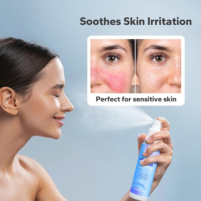 Hypochlorous Acid Spray (5 Fl Oz), Hypochlorous Acid Spray for Face & Body, Eyelid Cleanser, HOCl Facial Mist for Skin Cleansing & Soothing, Sensitive& Redness Reducing Skin Care-BrightBean Baby