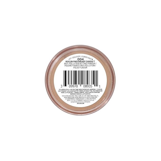 Revlon PhotoReady Candid Setting Powder, with Anti-Pollution, Antioxidant Ingredients, without Parabens, Pthalates and Fragrances; Shade 003 .34 Fluid Oz-BrightBean Baby