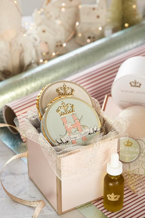 Bump Butter: 100% Natural Whipped Cocoa Butter Formula for Growing Baby Bumps - Soothing & Nourishing with Neroli & Frankincense - 3.4 Fl Oz/100 ML-BrightBean Baby