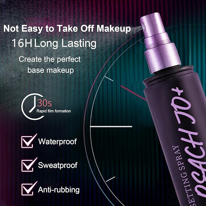 Matte Setting Spray, Makeup Setting Spray for Face, 16 Hour Long Lasting Waterproof Setting Spray, Oil Control, Lightweight, Hydrating Setting Spray with Ultra Fine Setting Mist-BrightBean Baby