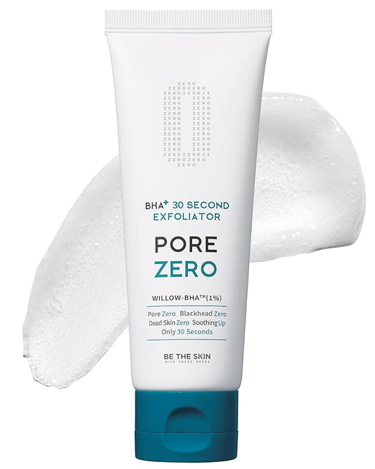 BHA+ Pore Zero 30 Second Exfoliator - Pore Erasing Face Peeling Gel with Salicylic Acid, Aloe Vera - Removes Dead Skin & Sebum - Glass Clear Skin, Korean Skincare, 3.38oz.-BrightBean Baby