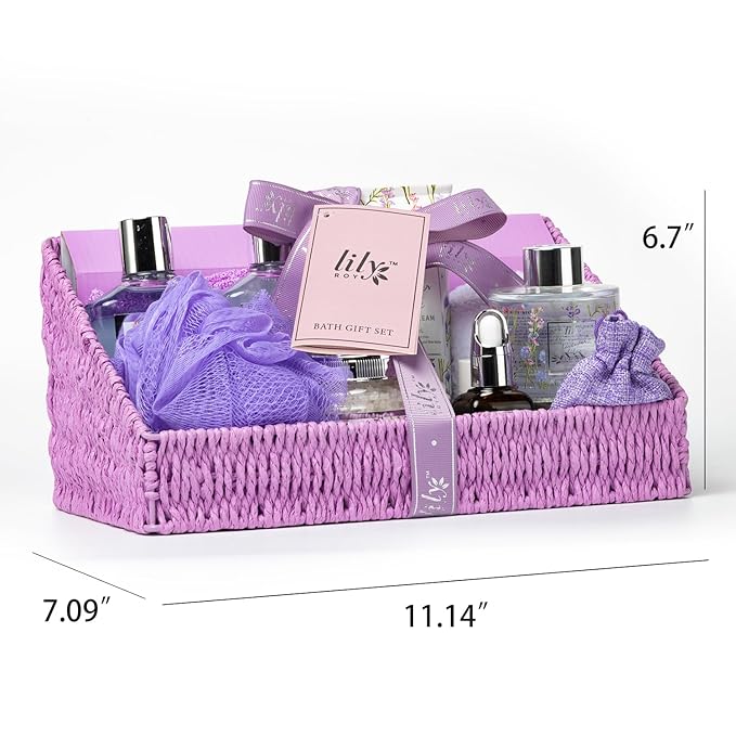 Mothers Day Gifts for Mom - Ultimate 14-Piece Aromatherapy Bath & Body Gift Set, Spa Gift Basket, Bath Collection with Bath Bomb | Christmas Birthday Gift, Perfect Present for Her & Mom All Occasions-BrightBean Baby
