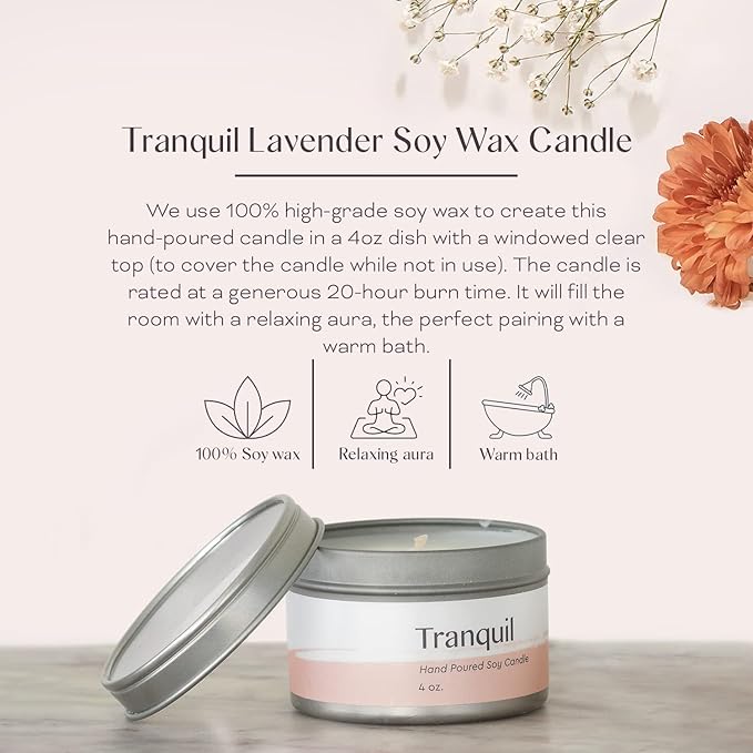 Dear Ava Spa Gifts for Women and Girls - Organic Self Care Luxury Gifting Idea Kit Set Basket - Anti Stress Relaxing Bath and Body Gift Box for Her with Heartfelt Card Confirmation Gift for Girls-BrightBean Baby