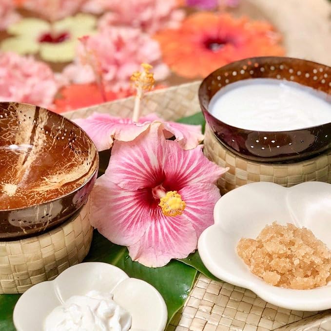 Pure Fiji Spa Gifts for Women and Man - Body Gift Box Include: Sugar Scrub, Bath and Body Oil, Body Butter and Body Lotion, Scent Mango-BrightBean Baby