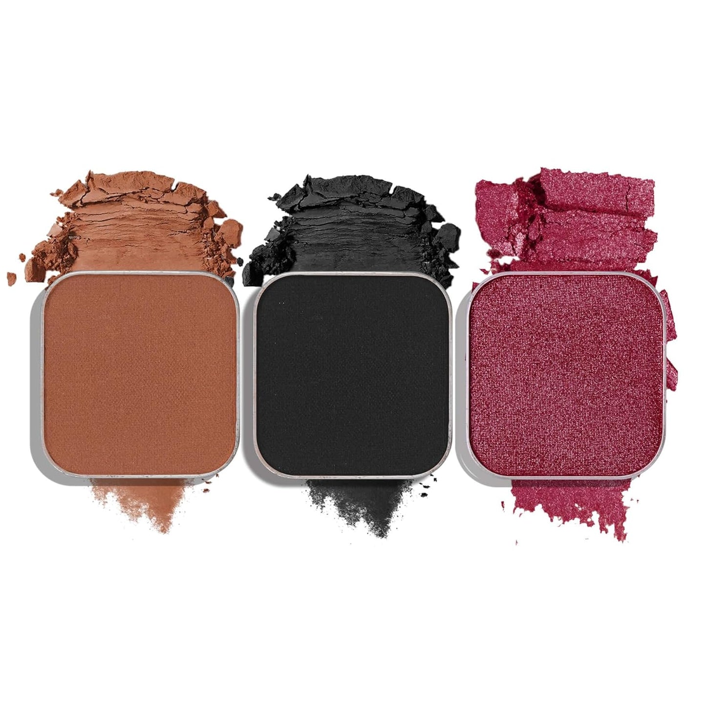 3-Color Eyeshadow Combo Pack – Matte & Shimmer Neutral Shades,Powder, Highly Pigmented, Long-Lasting, Refills Pans for Custom Magnetic Palette-BrightBean Baby