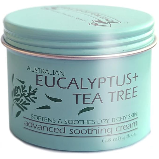 BALM OF GILEAD Foot Cream with Tea Tree and Eucalyptus – Intensive Moisturizing Cream for Dry, Cracked Heels and Feet – Refreshing Body and Skin Care Balm-BrightBean Baby