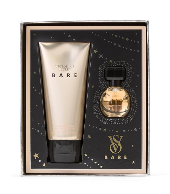 Victoria's Secret Bare Mini Fragrance Duo Gift Set, Eau de Parfum & Travel Lotion-BrightBean Baby
