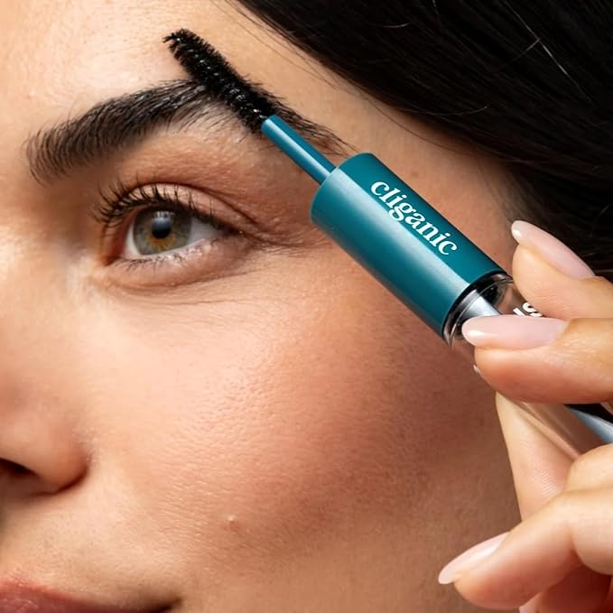 Cliganic Organic Castor Oil, 100% Pure (8oz with Eyelash Kit) - For Eyelashes, Eyebrows, Hair & Skin | Natural Cold Pressed Unrefined Hexane-Free (Packaging May Vary)-BrightBean Baby