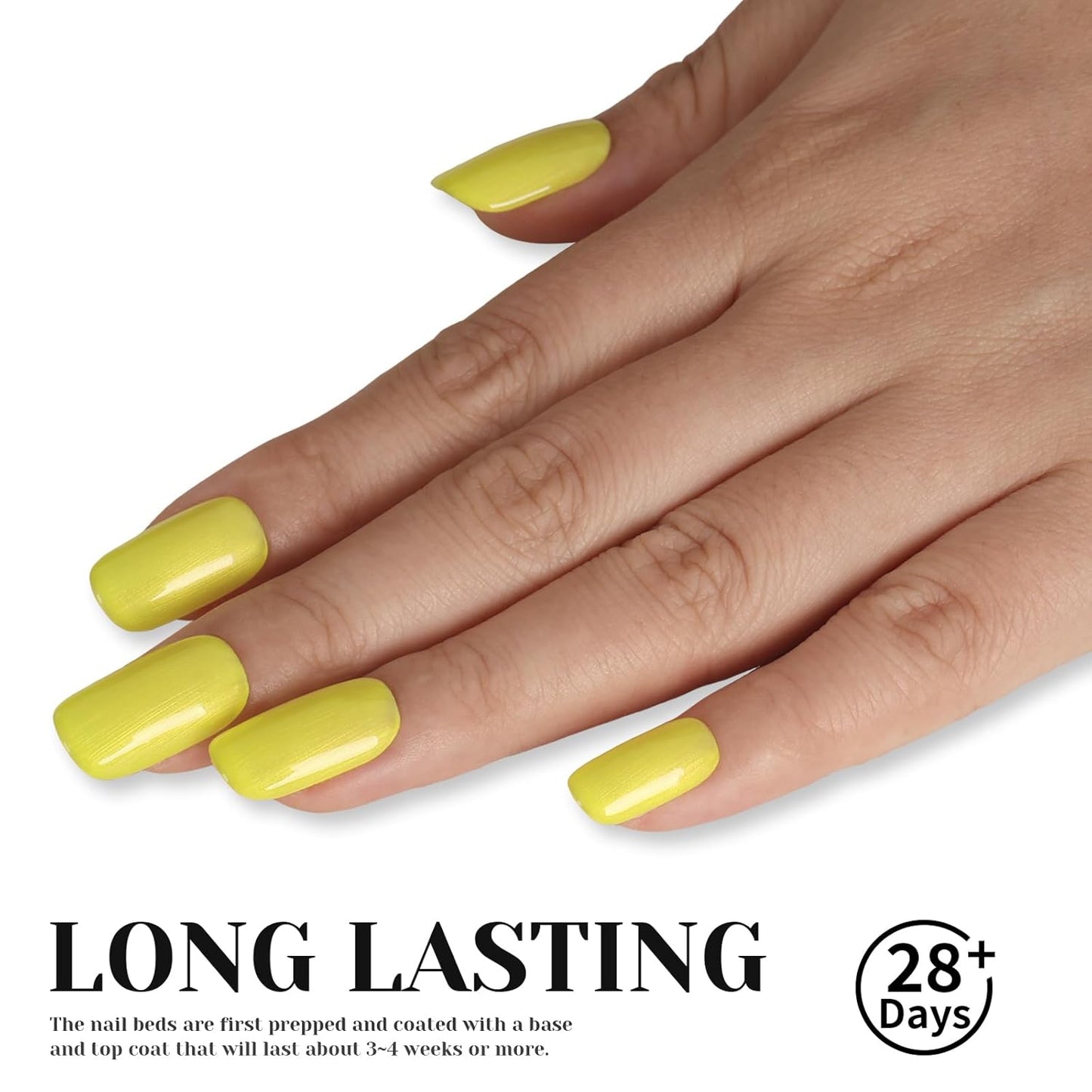 Lemon Yellow Pearl Gel Nail Polish,15ml UV/LED Lamp Soak Off Sparkly Shimmer Yellow Chrome Gel Polish for Manicure Salon or DIY Nail Art at Home- GP0095-BrightBean Baby