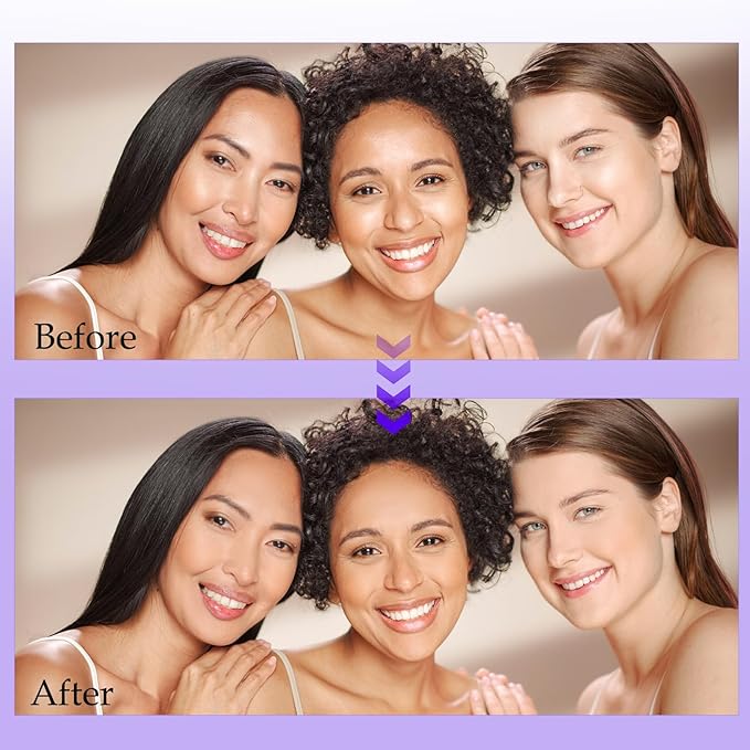 Chillab Lavender Matte Powder, Chillab Lavender Matte Powder Oil Control, Chillab Polvo Compacto with Mini Powder Puff, For Silky Blurring Oil Control Long-Lasting Makeup, Creates Soft -1PCS-BrightBean Baby
