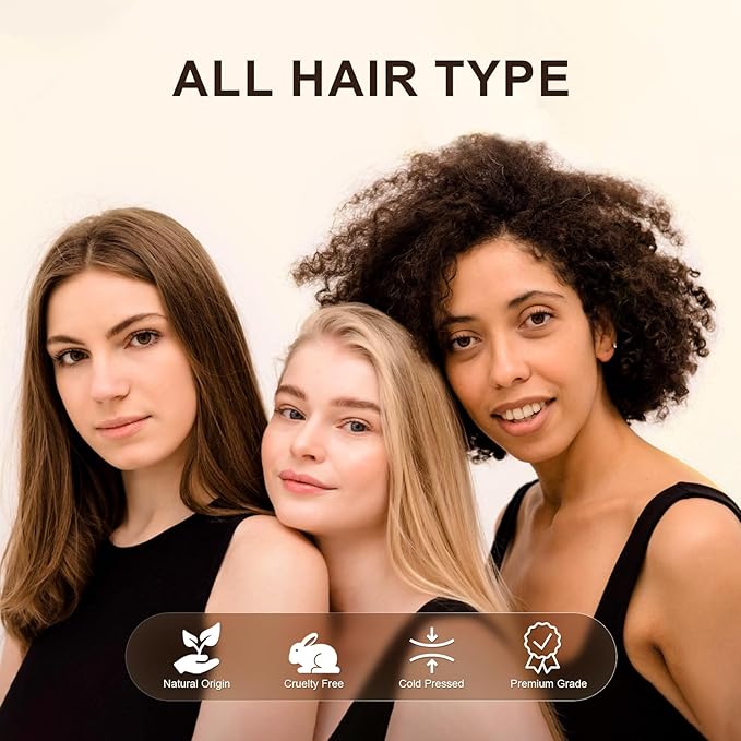 Yoken Argan Oil for Hair, Pure and Natural Morocco Argan Oil, Argon Oil For Hair, Scalp, Face & Skin Care, 100% Cold Pressed Hair Conditioner, Unrefined Argon Nails Carrier Oil (16 Fl Oz)-BrightBean Baby