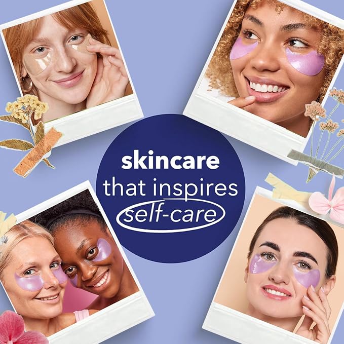 DIAMOND GAZE Under Eye Patches 28 Pairs, Rejuvenate Eye Area, Soothing Hydrate Brighten Skin, Plumps Fine Lines, Hydrogel Eye Mask with Retinol, Niacinamide and Polyglutamic Acid, Eye Gel Pads-BrightBean Baby