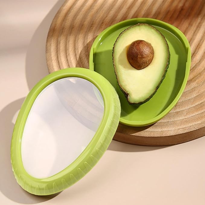Avocado 3 Piece Set Avocado Slicer, Avocado Slicer, Avocado Storage Container, Dishwasher Safe, Contains All Tools For Avocado (Avocado Slicer+Saver+Cutter)
