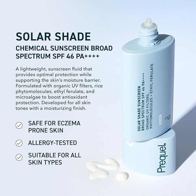 Skin Solar Shade - Moisturizing Face Sunscreen SPF 46 PA++++ Broad Spectrum UV Protection. Hydrating Sunblock for Dry Skin. Lightweight Travel Size Sun Protection, 1.7oz-BrightBean Baby