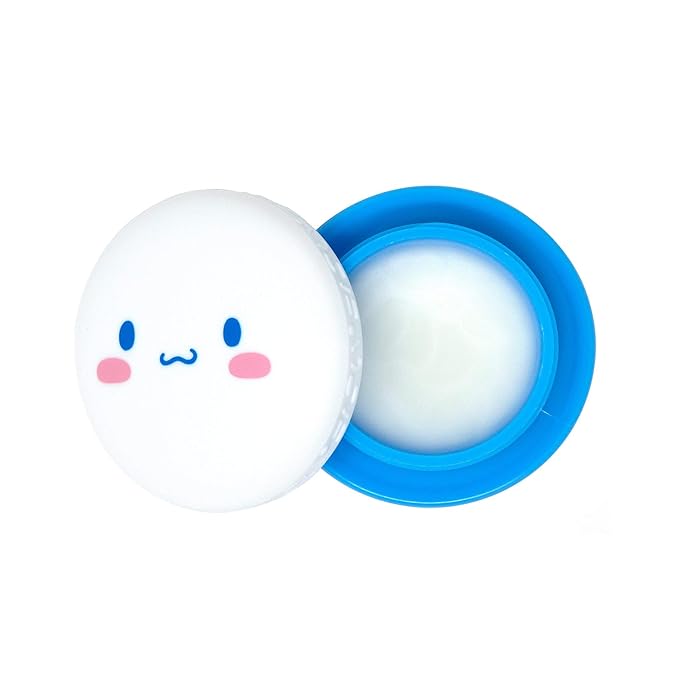 The Crème Shop x Sanrio Hello Kitty Macaron Lip Balm Korean Cute Scented Pocket Portable Soothing Advanced Must-Have on-the-go (Cinnamoroll Peppermint Cocoa)-BrightBean Baby