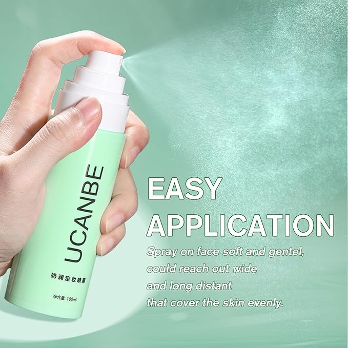 UCANBE Makeup Setting Spray, Dewy Finish Long Lasting Make Up Spray, Hydrating, Fast Drying Face Mist for Natural Glow, 3.38 fl oz-BrightBean Baby