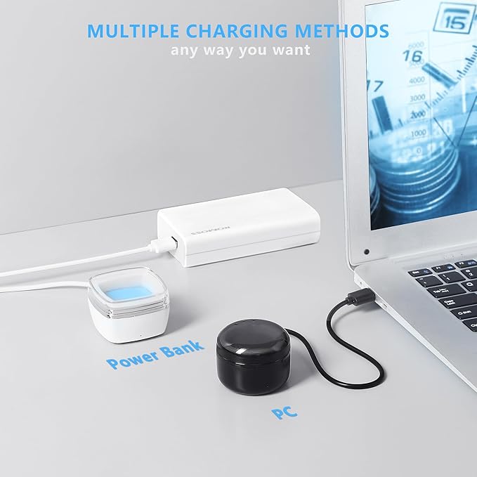 Nose Wax Kit - Travel Wax Warmer for Hair Removal with 100g Waxs, 15 Applicators, 30 Nose Hair Sticks 2 Silicone Pots, 1 Bag Constant Temperature, 15-20 Times Black - Round | Black | Mini-BrightBean Baby