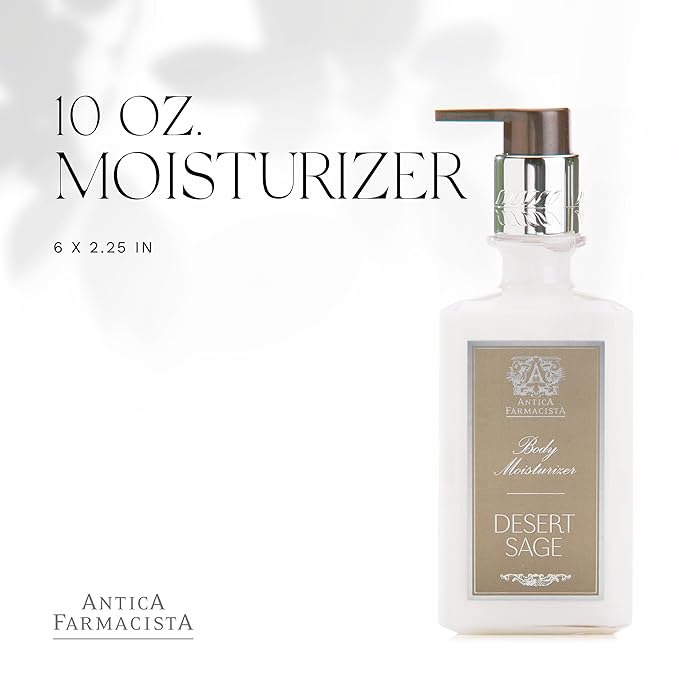 Antica Farmacista Body Moisturizer - Moisturizing Scented Lotion - Premium Body Moisturizer - Luxury Gift for Women & Men - Hand & Skin Hydration - Desert Sage, 10 Fl Oz-BrightBean Baby