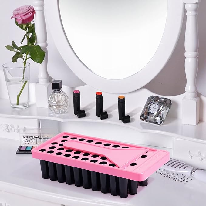 RONRONS Lip Balm Crafting Kit, Professional Lipsticks Filling Tray and Spatula with 50 Pieces Lip Balm Tubes with Twist Caps, DIY Lip Care Balms Making for Valentine's Day Christmas Gifts Business-BrightBean Baby