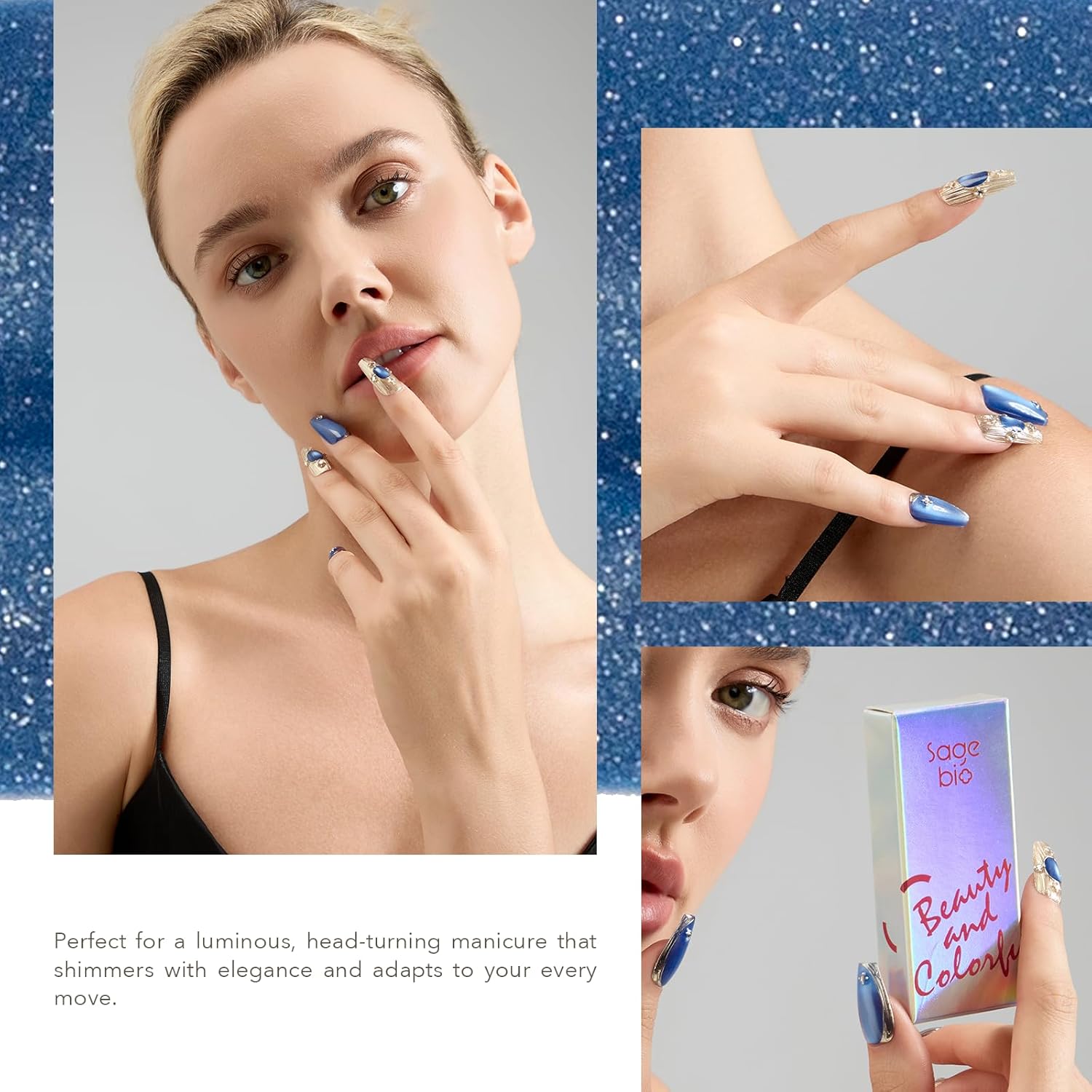 High-Density Cat Eye Gel Nail Polish with Magnet Stick, 15ml Dopamine Color Palette, Magnetic Effect Gel for DIY Manicure, Multiple Color Options - Emerald Gleam-BrightBean Baby