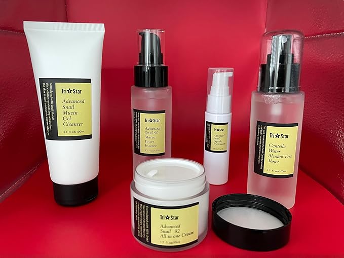 Tristar Advanced Snail Peptide Eye Cream, Anti-Wrinkle, Anti-Aging, Dark Circle Removing, Brightening Night Cream, 73.7% Snail Mucin - 30ml / 1FL Oz – 1 Count-BrightBean Baby