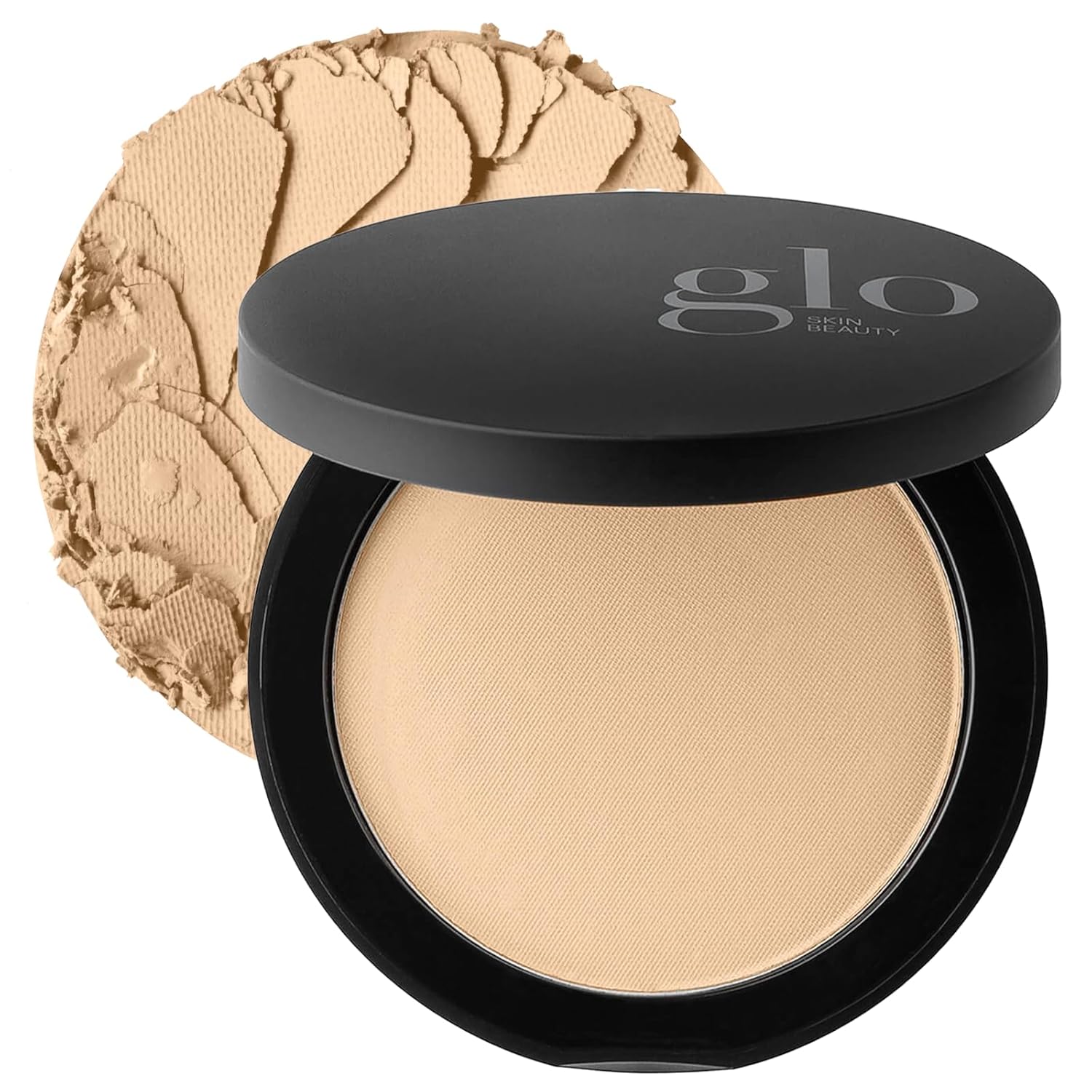 Glo Skin Beauty Pressed Base Powder Foundation Makeup (Golden Medium) - Flawless Coverage for a Radiant Natural, Second-Skin Finish-BrightBean Baby