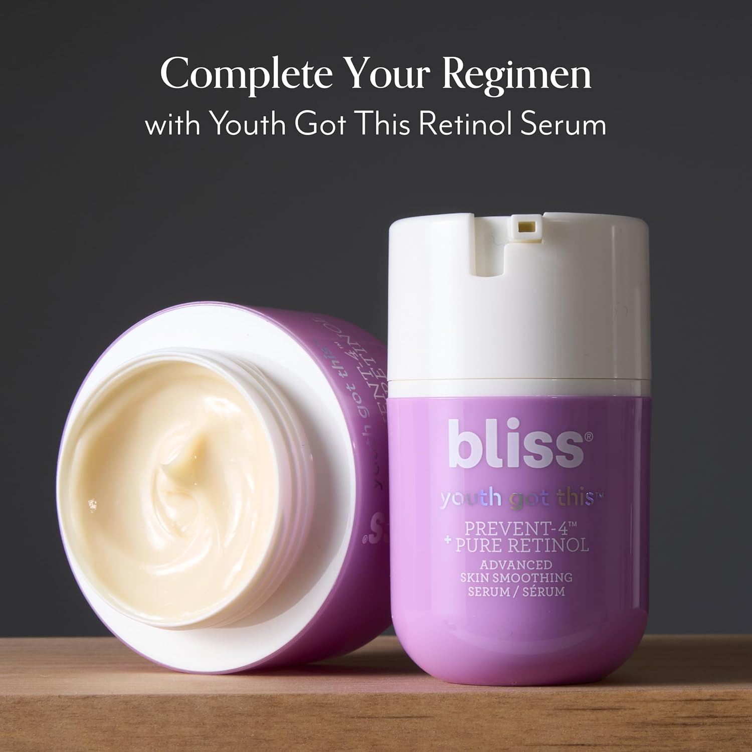Bliss Youth Got This Retinol Moisturizer | Pure Retinol + PREVENT-4™ Complex for Fine Lines, Texture & Deep Hydration | Clean, Fragrance-Free, Vegan & Cruelty-Free | 50 mL-BrightBean Baby