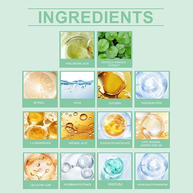 YIKESHU Retinol Collagen Face Mask – Korean Tightening Hydrogel Overnight Mask, Deep Moisturizing & Elasticity Boost, Long-Lasting Hydration & Brightening Skin (Retinol Collagen Face Mask)-BrightBean Baby