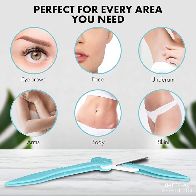 Eyebrow Razor | Facial Hair Remover Women | Dermaplaning Blades for Face | Eyebrow Hair Remover | Shaper & Razors Women | Free Eyebrow Pencil Black-BrightBean Baby