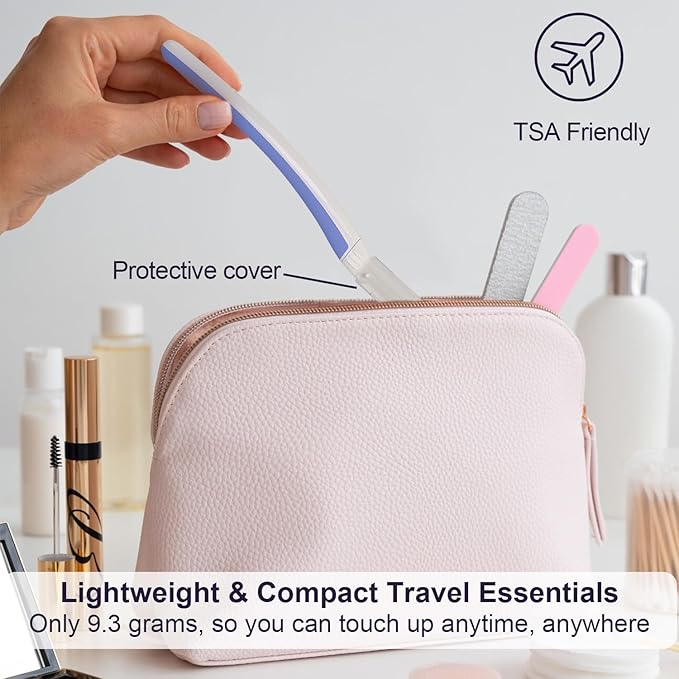 Face Razors for Women, Dermaplane Razor for Women Face, Eyebrow Razor, Dermaplaning Tool, Skin Safe Microblades, Peach Fuzz Remover (9ct, Aegean Frost)-BrightBean Baby