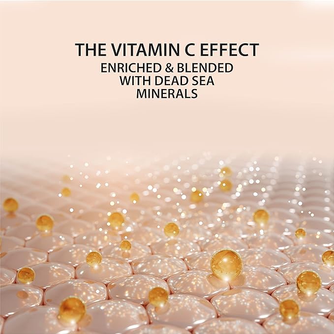 Dead Sea Collection Facial Vitamin C Kit - Day Cream (1.69fl.oz/50ml jar) & Facial Serum (1.69fl.oz/50ml bottle) - Pure Dead Sea Minerals - Anti-Wrinkle Hydration Smooth and Moisturized Skin-BrightBean Baby