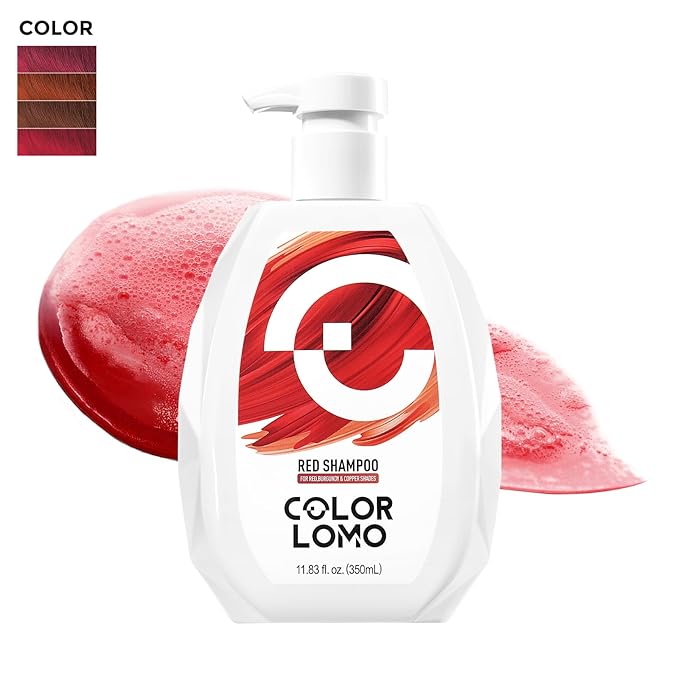 Ultra Color Safe Shampoo | Help Prevent Fading & Provide Subtle Color Replenishment | Prolong Color Vibrancy and Enhance Shine | Vegan & Cruelty-Free Formula | For Red Color Treated Hair-BrightBean Baby