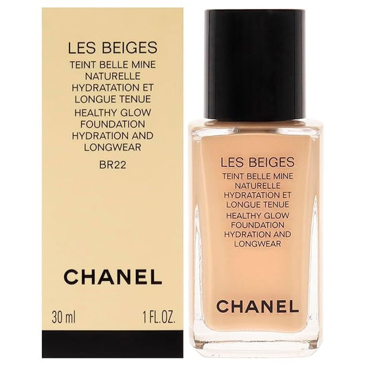 Les Beiges Healthy Glow Foundation - BR22 by Chanel for Women - 1 oz Foundation-BrightBean Baby