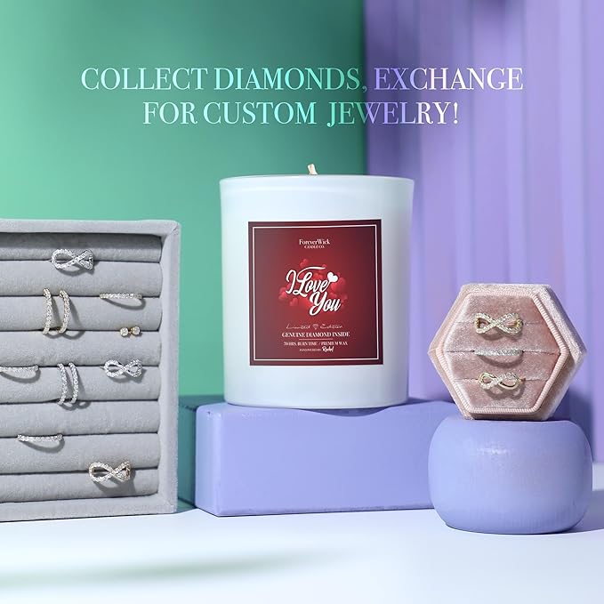 Foreverwick I Love You Mother's Day Gift Set | Sweet Mother's Day Gifts for Mom, Grandma, Sister | Mother's Day Candle | Mom Gifts for Birthday, Valentine's, Christmas | Spa Gifts for Women-BrightBean Baby