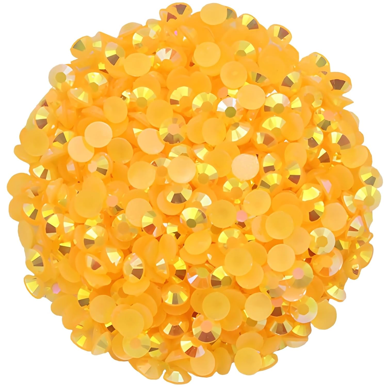 720 Pcs SS30 6mm Flatback Rhinestones for Nails Art Crafts Glitter Round Shine Gems AB Crystals DIY Clothes Shoes （Orange Red AB）-BrightBean Baby