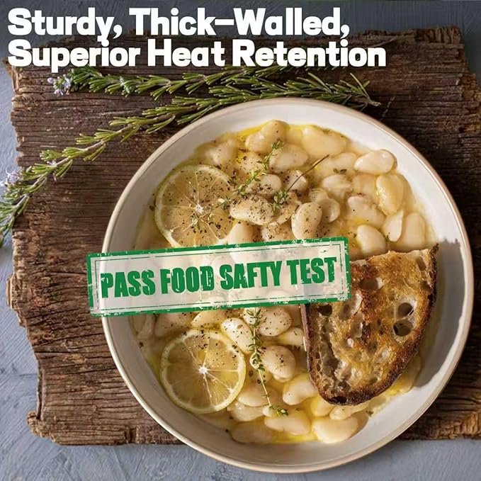 Artena Pasta Bowls, 50oz Large Salad Serving Bowls, 9.75'' Plates Bowls Set of 4, Big White Ceramic Soup Bowls for Kitchen, Embossment Shallow Dinner Bowl, Microwave Dishwasher Safe, Multiple Patterns