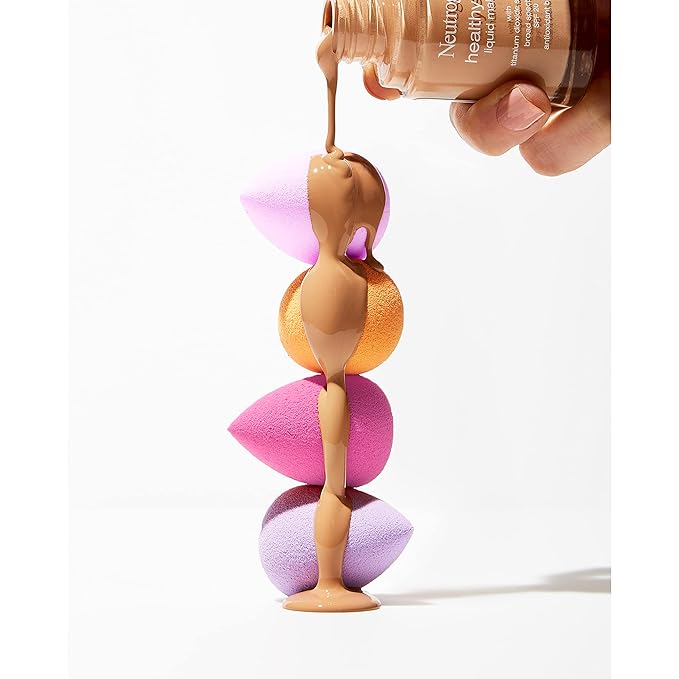 Neutrogena Healthy Skin Liquid Makeup Foundation, Broad Spectrum SPF 20 Sunscreen, Lightweight & Flawless Coverage Foundation with Antioxidant Vitamin E & Feverfew, Medium Beige, 1 fl. oz (Pack of 2)-BrightBean Baby