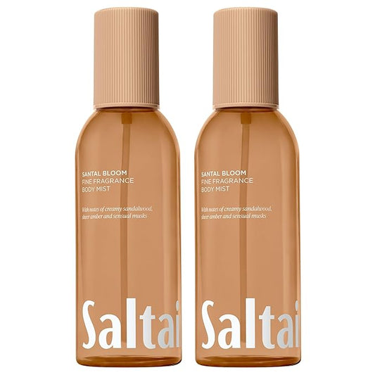 Saltair Body Mist 2 Pack - Fine Fragrance, Lightweight Body Spray Mist with Santal Bloom Scent. Long Lasting Perfume Mist. 2x 8oz Bottles-BrightBean Baby