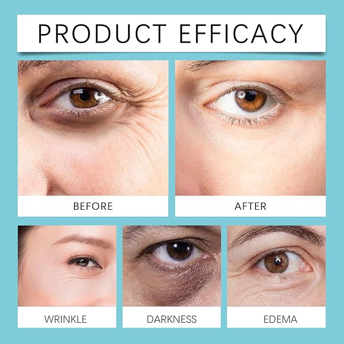 Instant Firm Eye Tightening Cream with Caffeine & Collagen & Vitamin E, Instant Firming Eye Cream, Eye Tightener Cream Travel Size 1 Fl Oz-BrightBean Baby