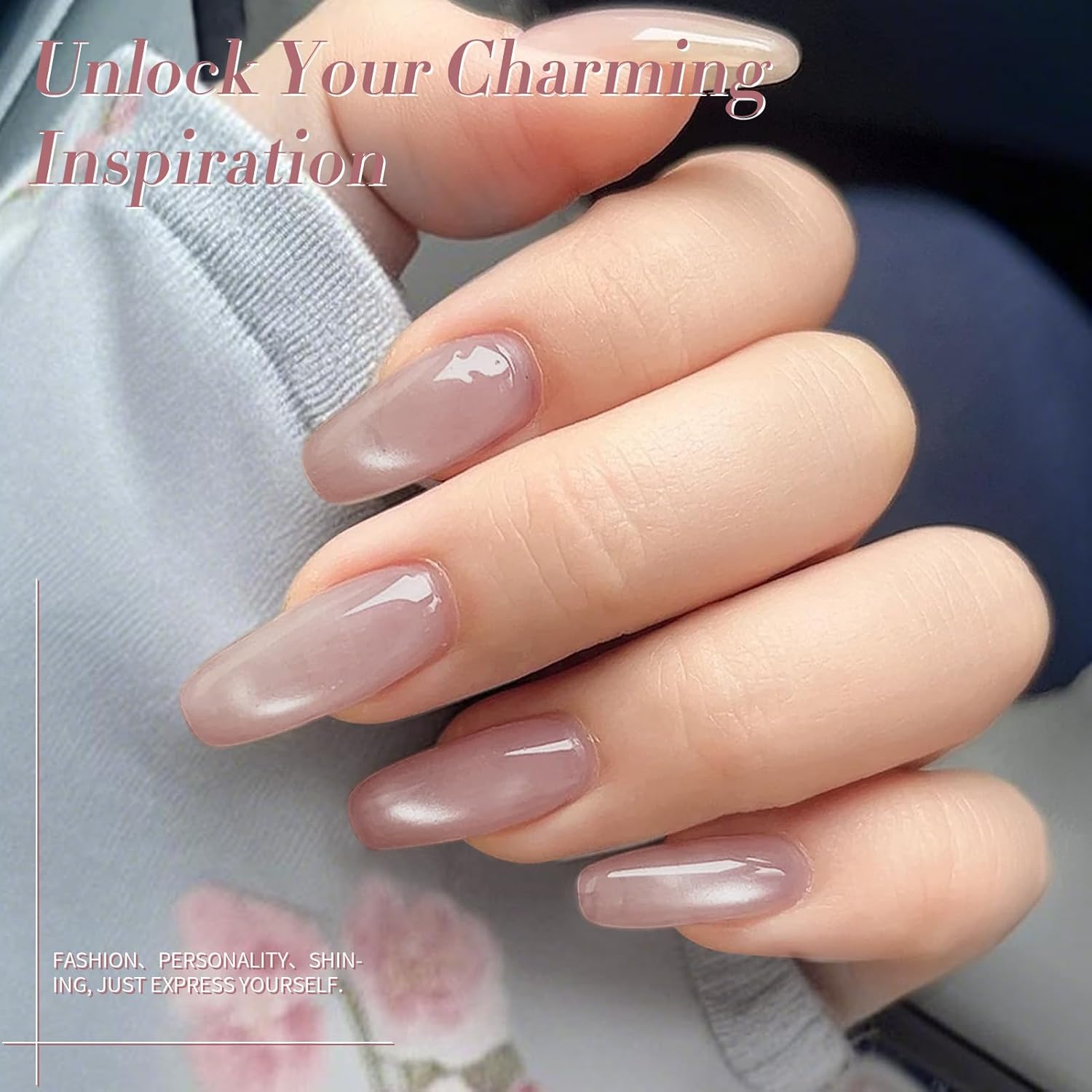 Born Pretty Cat Magnetic Eye Gel Nail Polish, Translucent Milky Pink Cat Magnetic Gel, Jelly Glitter Off Nail Art Salon Manicure Home Gift 15ml-BrightBean Baby