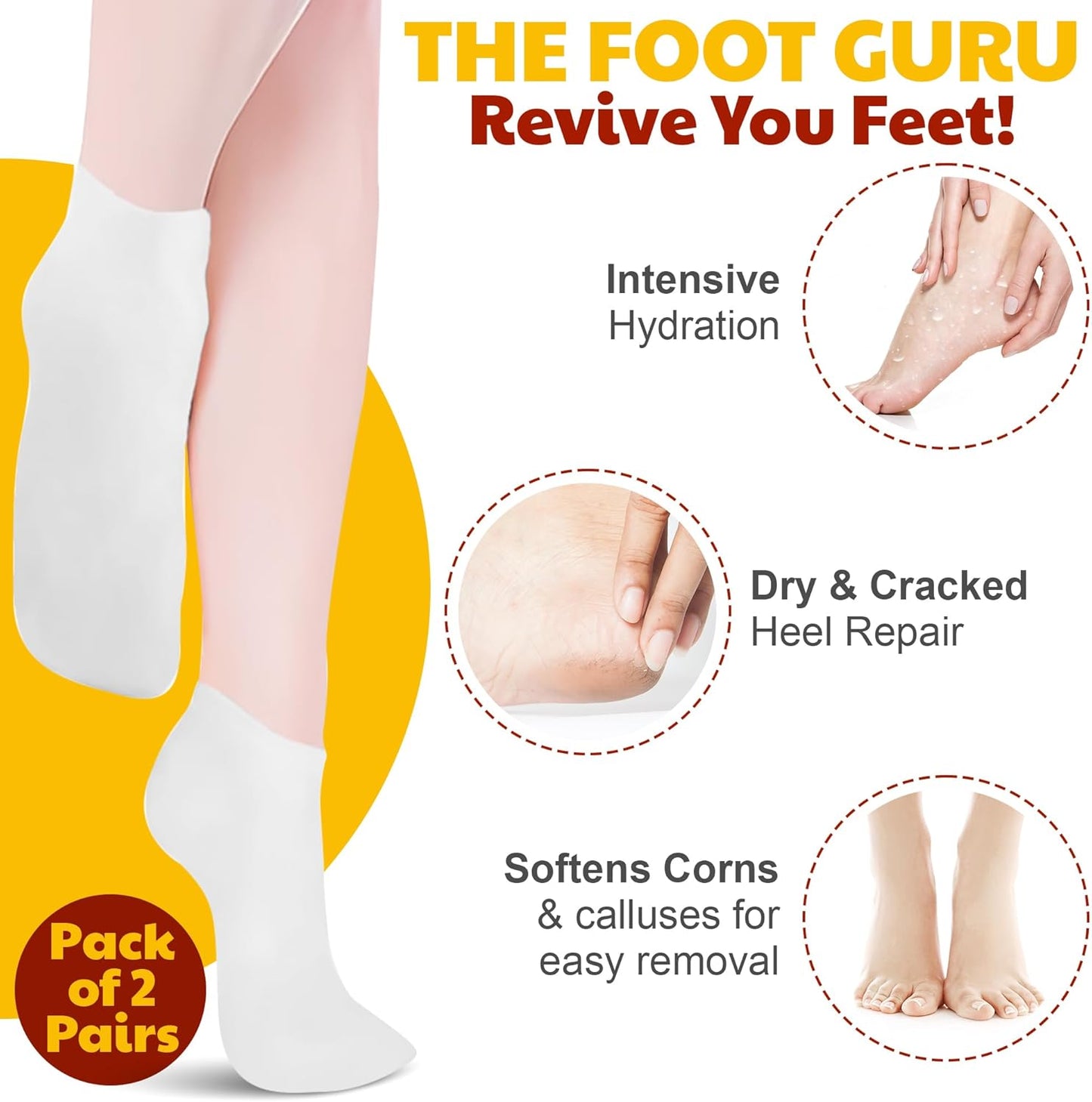 The Foot Guru Moisturizing Socks-BrightBean Baby