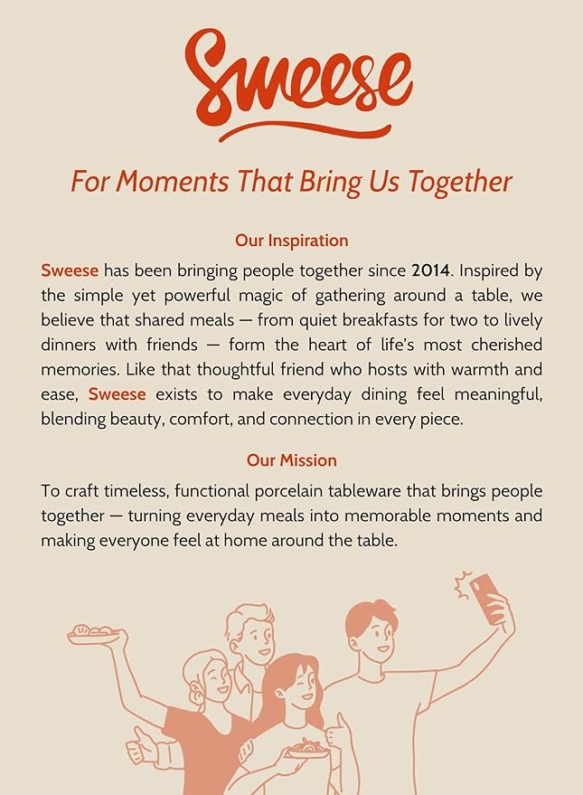 Sweese 4 Oz Porcelain Bowls Set - 6 Pack Mini Dipping Dessert Bowls, Microwave Dishwasher Safe, Multicolor