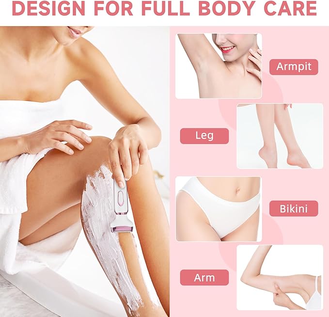 RUIM Electric Razor for Women, 4-in-1 Bikini Trimmer, Waterproof Electric Shaver for Women, Rechargeable Painless Pubic Hair Trimmer-BrightBean Baby