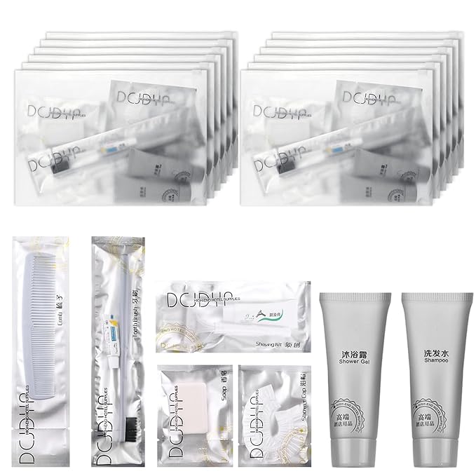 Hygiene Kit, Hygiene Kit Bulk, Individually Packed,The Travel Hygiene Kit Is Fully Equipped, Convenient For Personal Washing, Convenience Kits Suitable For Hotel, Home, Camping, Travel ( Pack-25)-BrightBean Baby